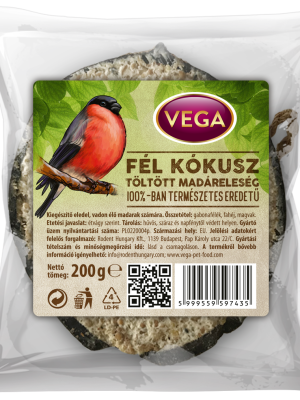 VEGA Fél kókusz madáreleség