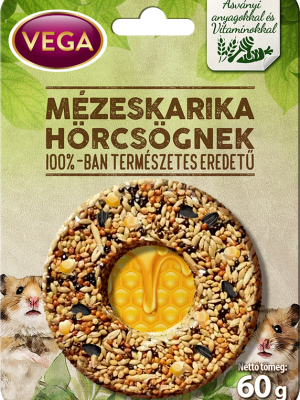 VEGA Mézeskarika hörcsögök részére 60g